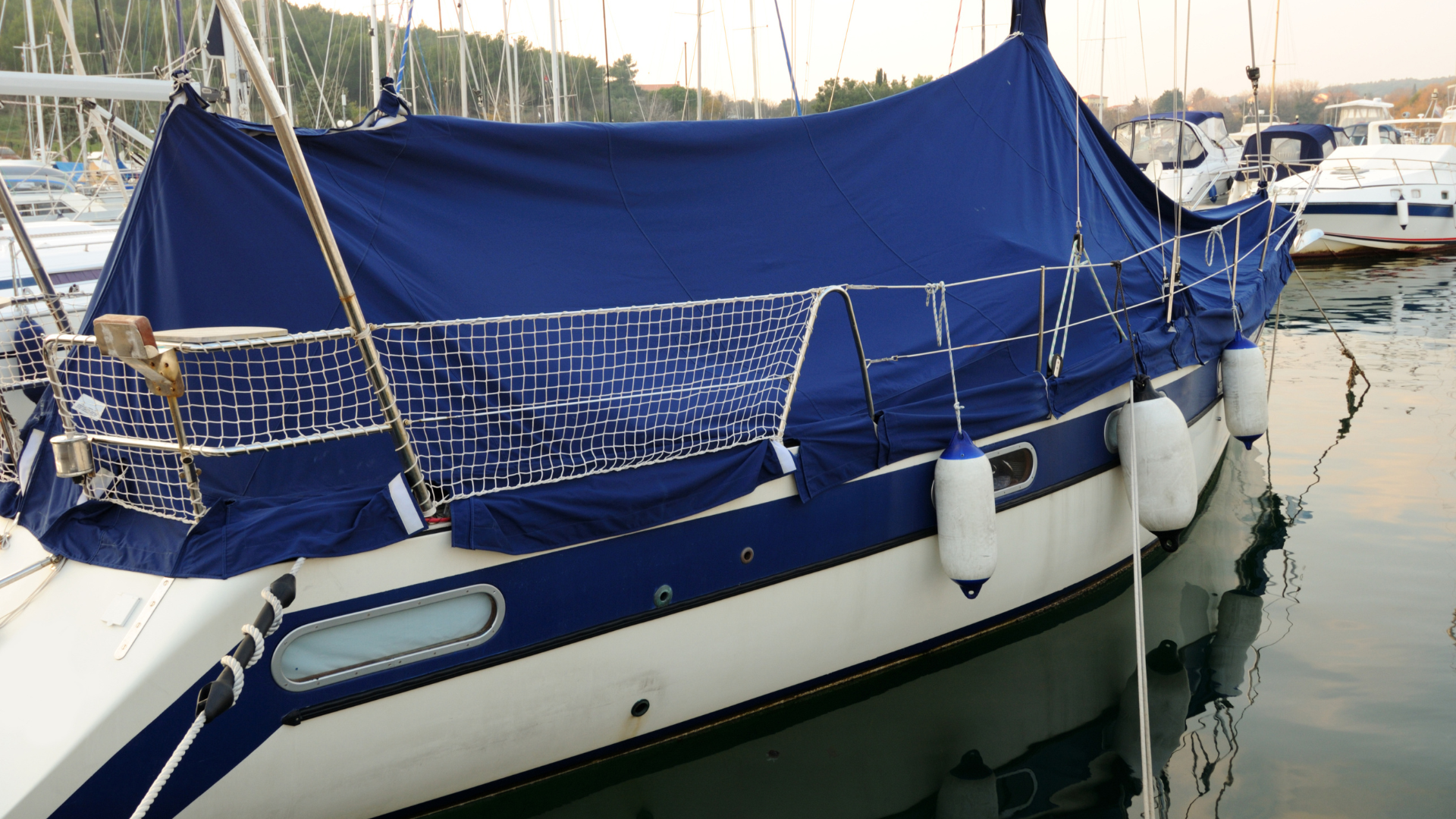 Boot abdecken Winter