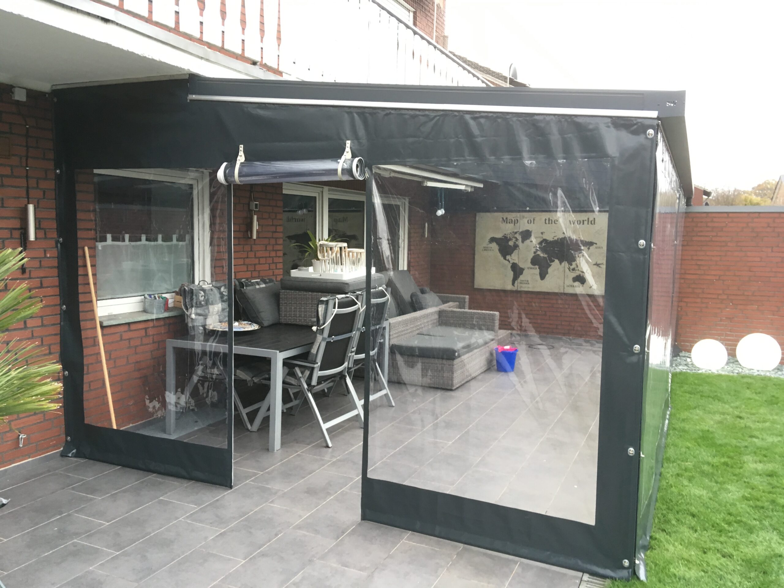 Flexibler Wintergarten als Erweiterung für Terrasse, Balkon und Garten