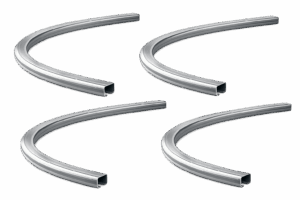 90° Rundbogen Schiene für Werkstattvorhang/Vorhang