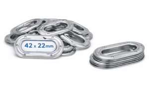 Ovalösen groß 42x22mm, verzinkt