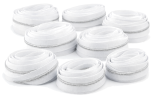 YKK Reißverschluss Meterware Schwarz oder Weiß 40mm x 10mm