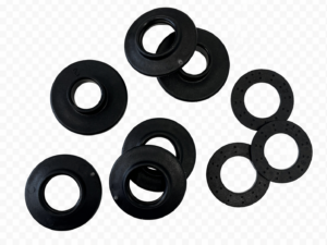 Kunststoff Clipösen 3-teilig 12mm schwarz